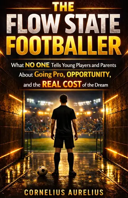 The Flow State Footballer ebook cover by Cornelius Aurelius